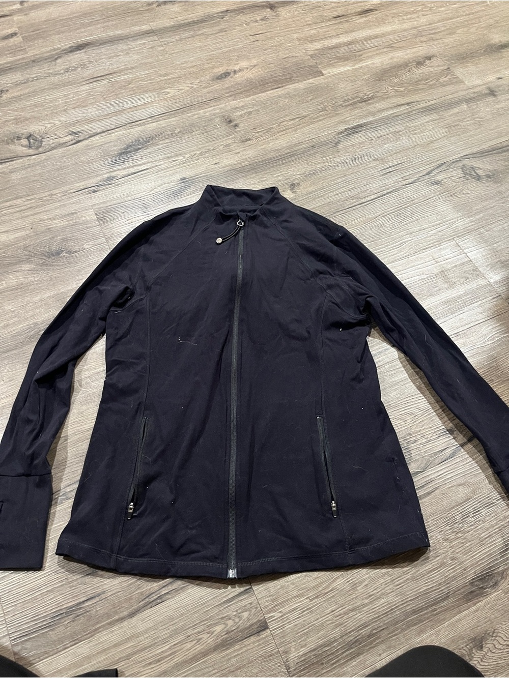 Athleta Black Full-Zip Utility Jacket